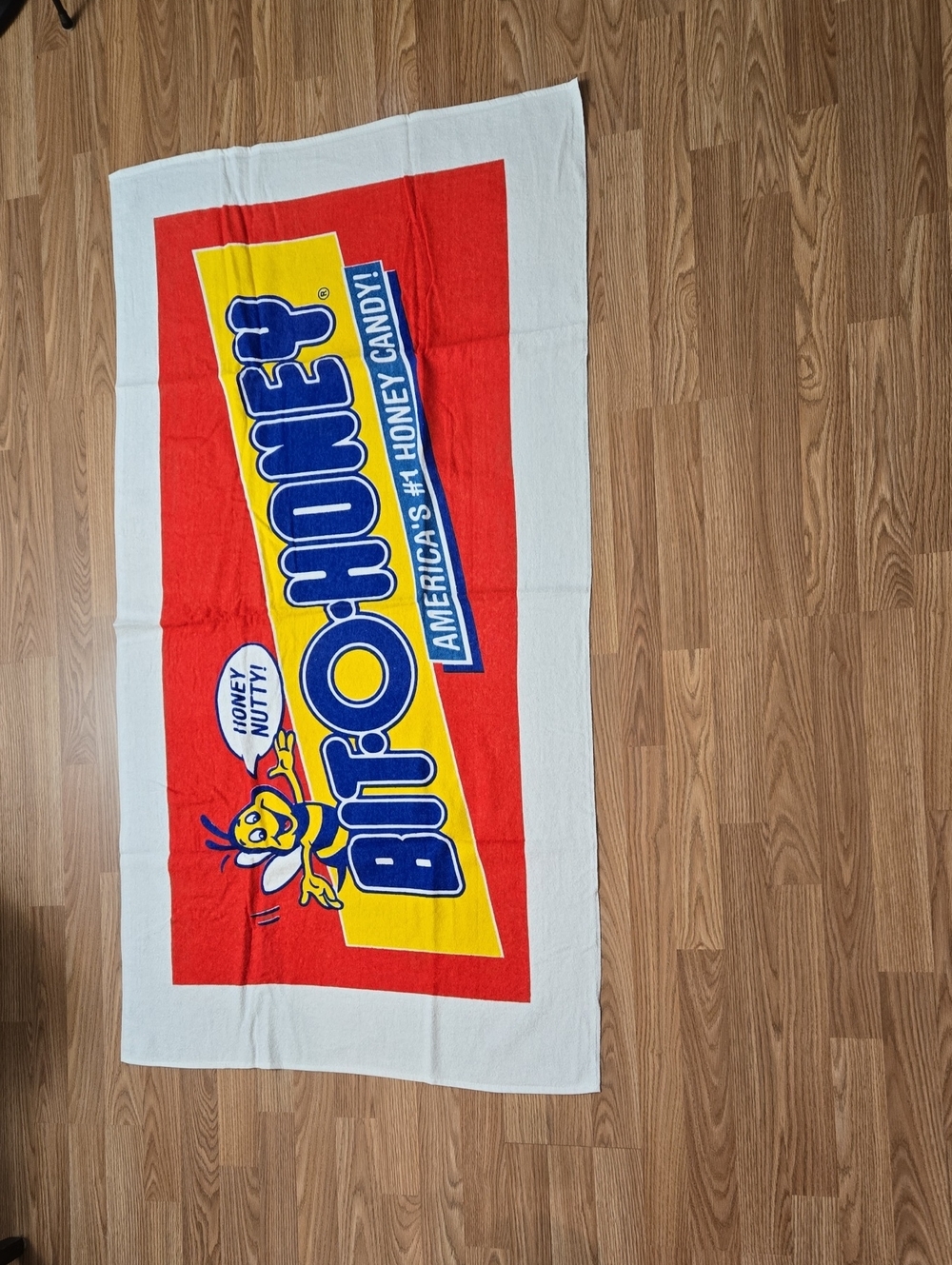 Vintage 90s Bit O Honey Logo Beach Towel